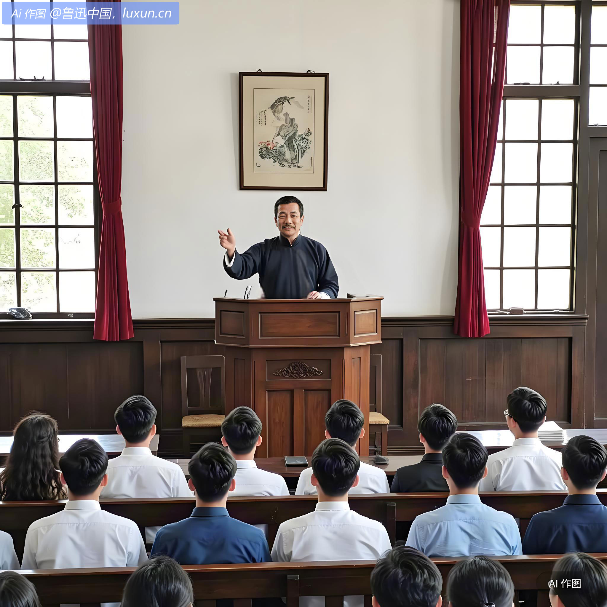 下午四时至五时赴夏期讲演会演说《美术略论》