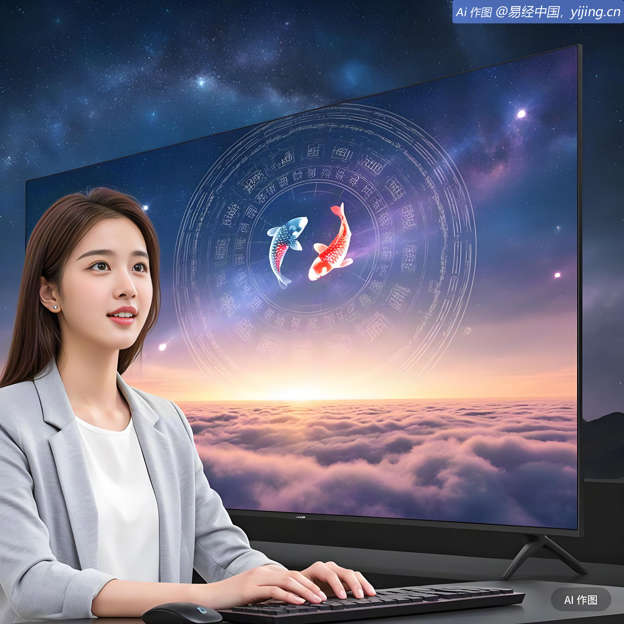 易经与AI相结合对商业市场进行预测
