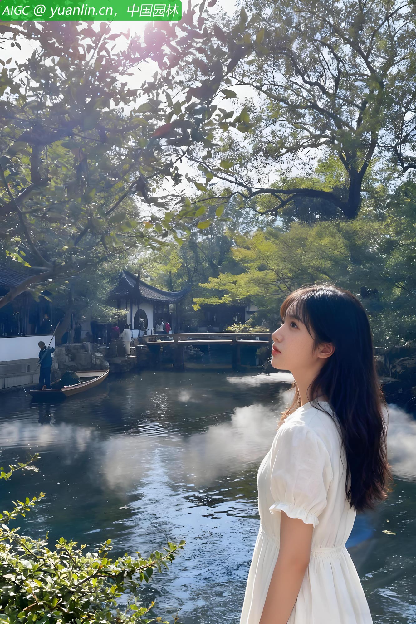 苏州拙政园晨曦。