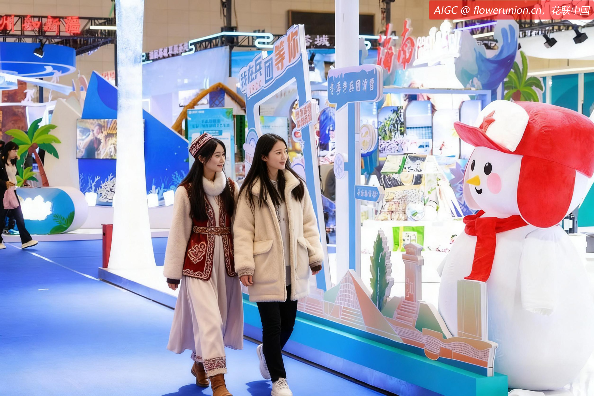 第十九届新疆冬季旅游产业交易博览会开幕