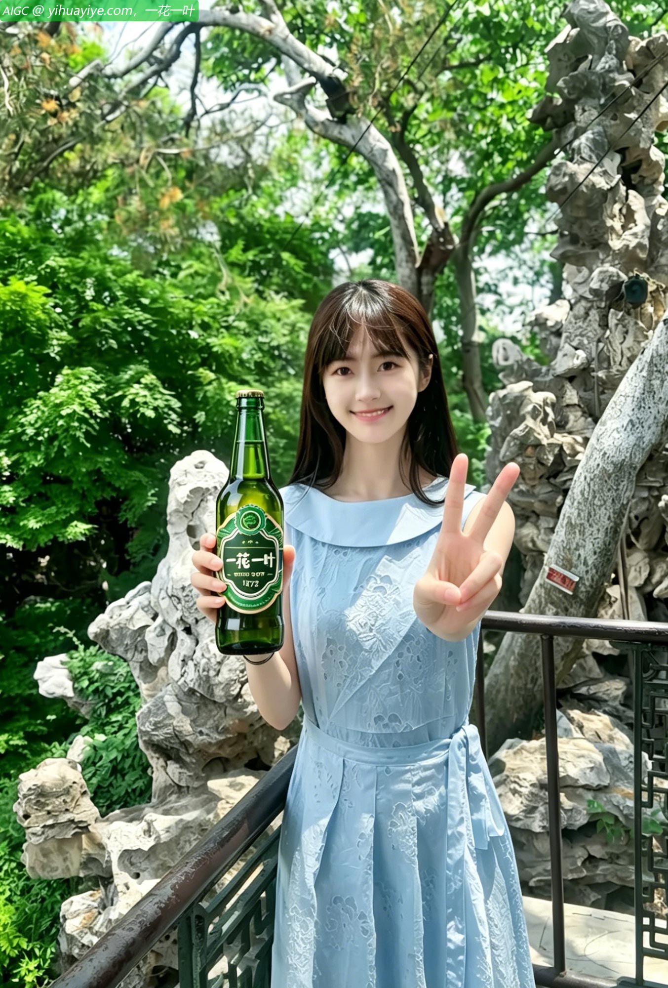 菲夏姑娘展示滁州西涧民宿风光