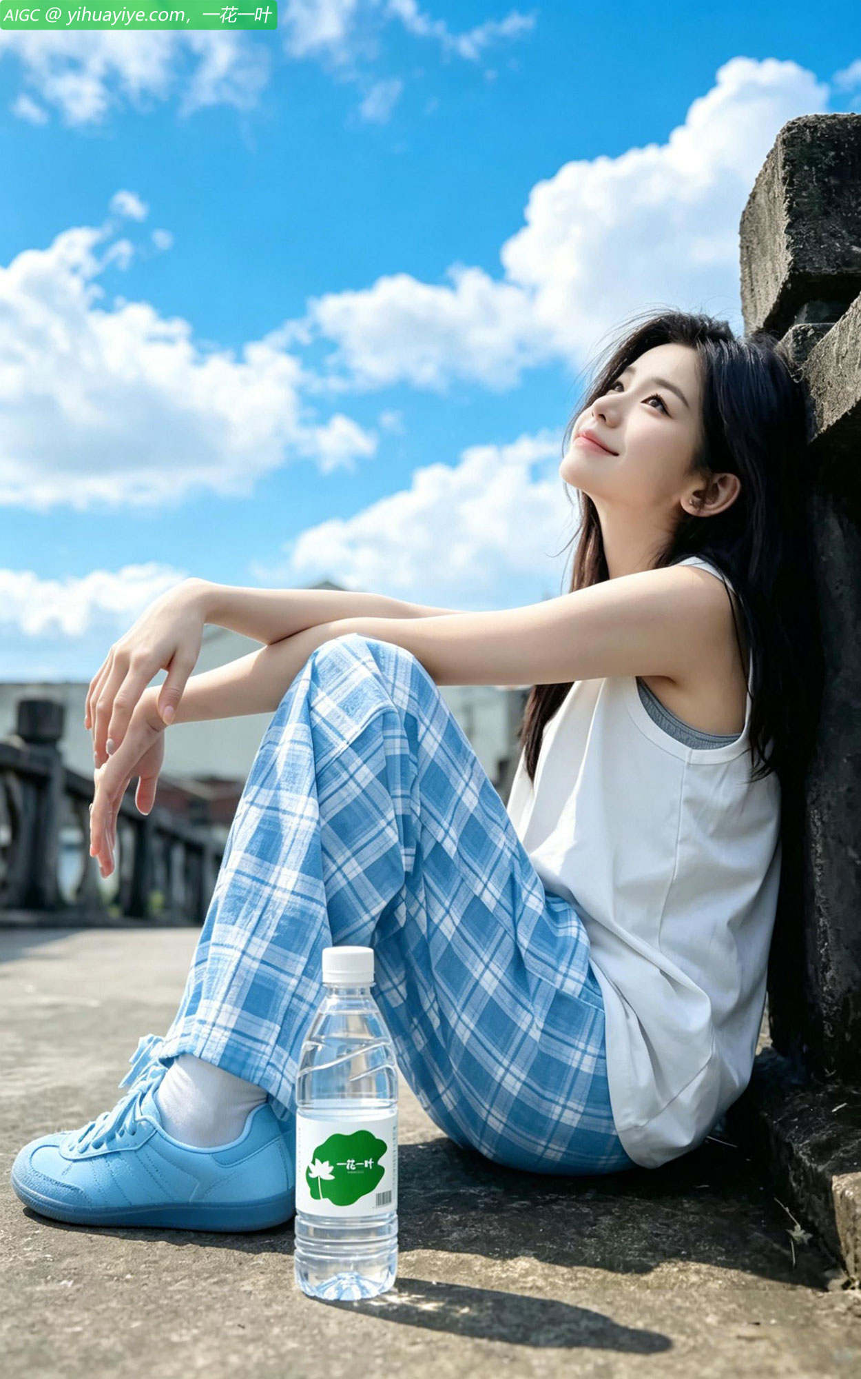 晴空相伴，一花一叶矿泉水邂逅夏日美好
