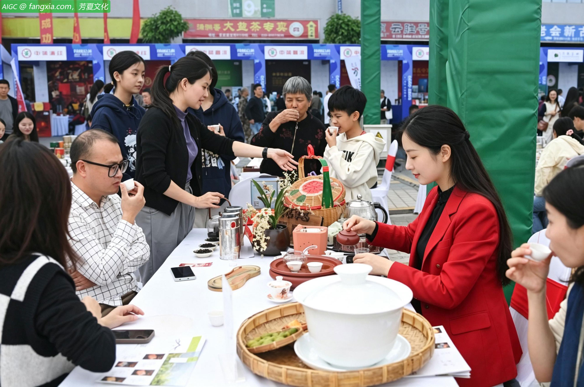 “百席大茶荟”各界茶友品味茶香，交流茶道