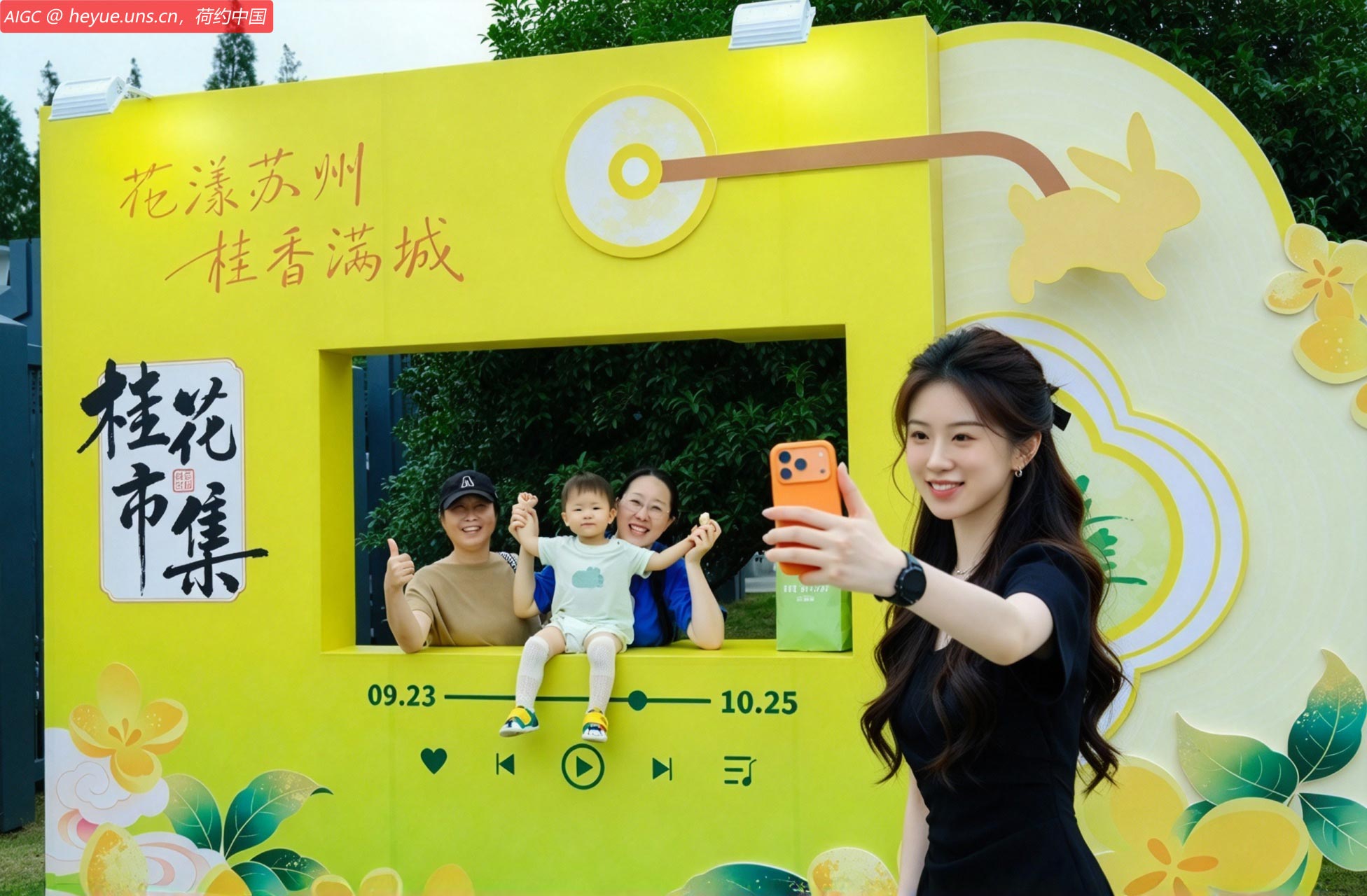 苏州市桂花公园“花漾苏州·桂香满城”2026桂花市集广场