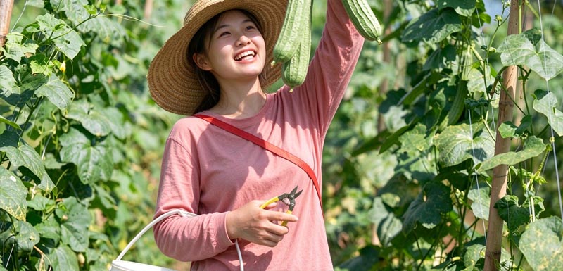 广西梧州市万秀区夏郢镇泗马村，菜农正忙着采收时令蔬菜